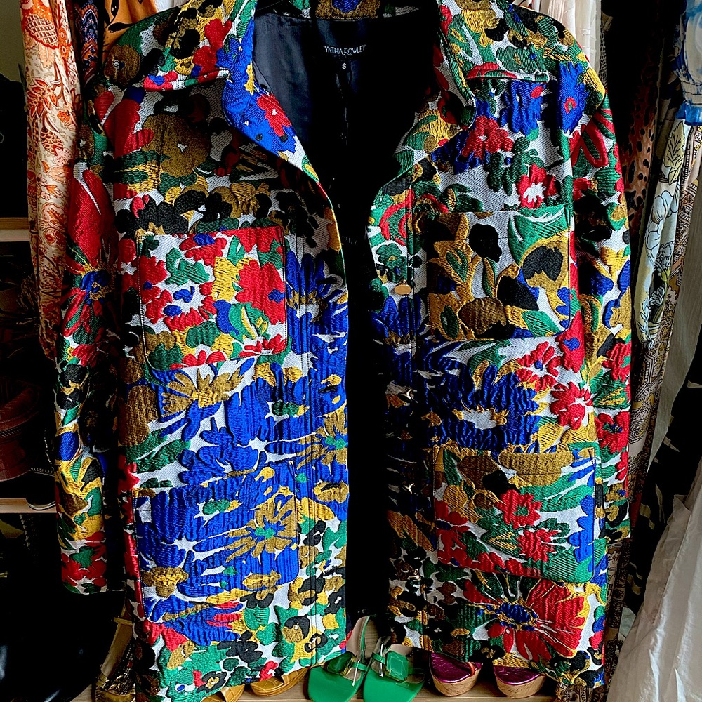 NWT- Cynthia Rowley Graham Garden Jacquard Jacket